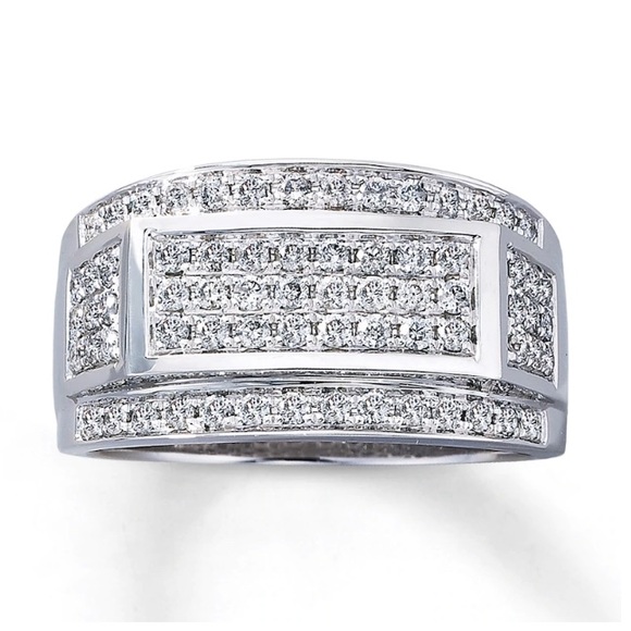 Kay Jewelers Other - Men’s White gold diamond ring Sz.10 (Kay Jewelers)
